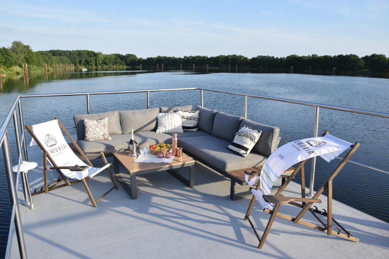 Lemuria Houseboat - Plywajacy Domek Na Wodzie Wrocław Exterior foto
