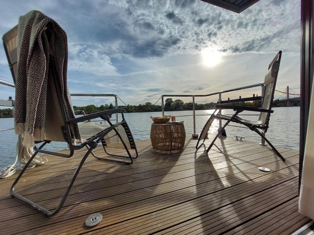 Lemuria Houseboat - Plywajacy Domek Na Wodzie Wrocław Exterior foto